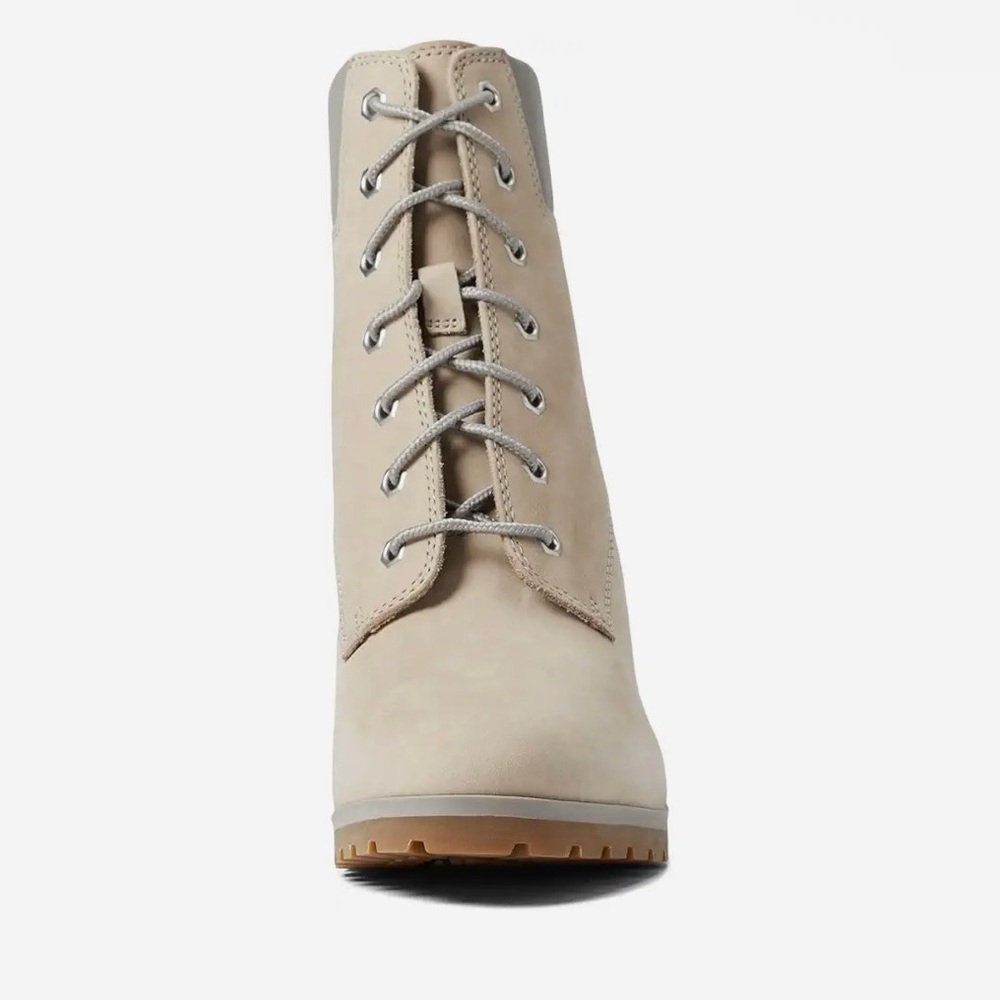 Timberland Allington 6 in boot light taupe nubuck mid lace up boots NWT 9 m/m - Picture 3 of 12
